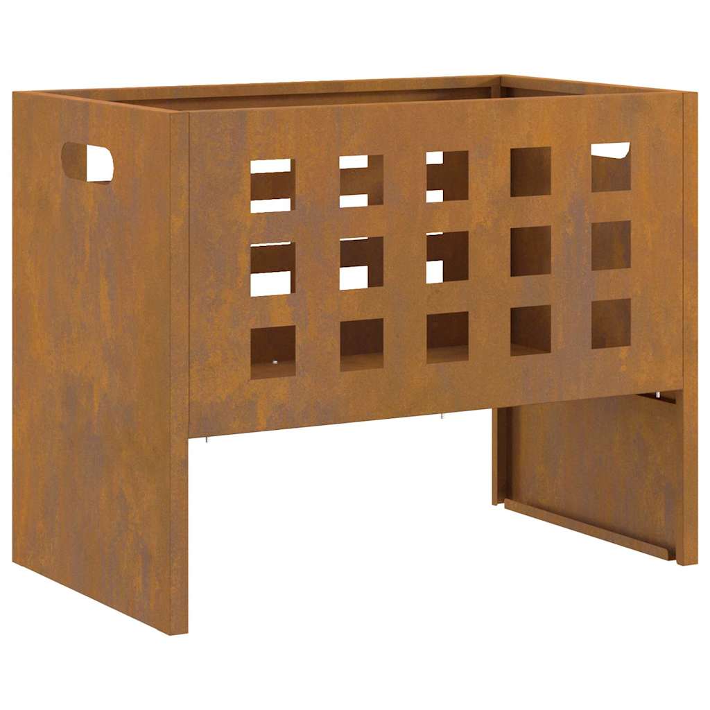 Fire Pit Brown 50 x 30 x 40 cm Steel