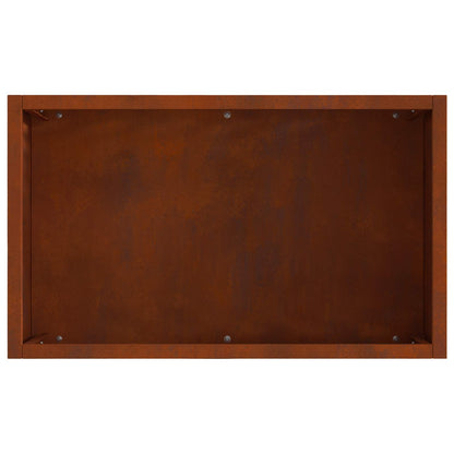 Fire Pit Brown 50 x 30 x 40 cm Steel