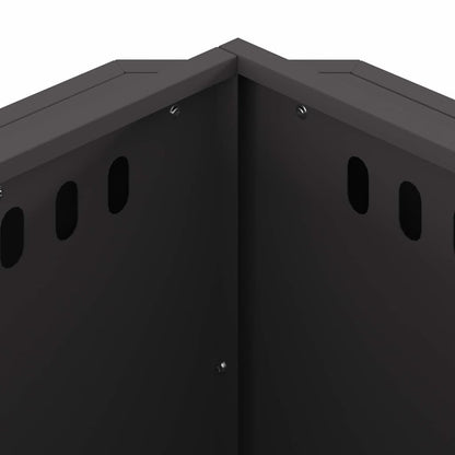 Smokeless Fire Pit Black 58 x 58 x 51 cm Cold-rolled Steel