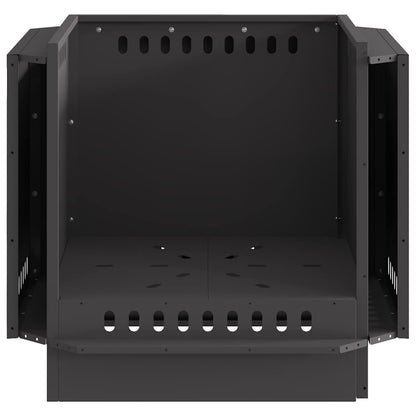 Smokeless Fire Pit Black 58 x 58 x 51 cm Cold-rolled Steel