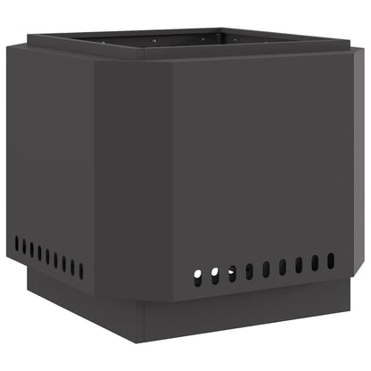 Smokeless Fire Pit Black 58 x 58 x 51 cm Cold-rolled Steel