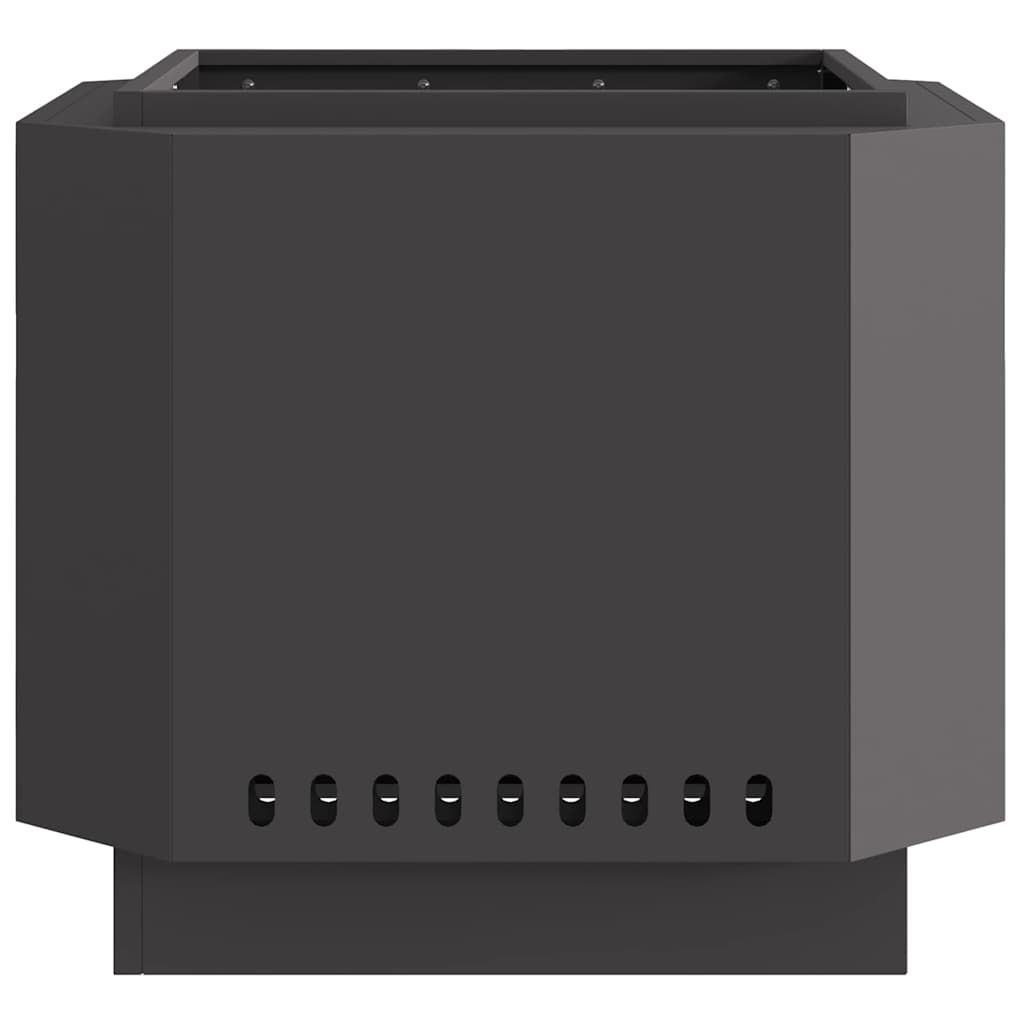 Smokeless Fire Pit Black 58 x 58 x 51 cm Cold-rolled Steel