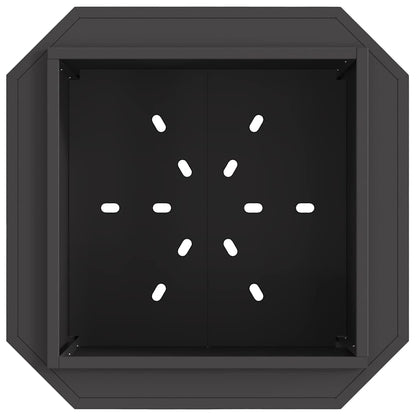 Smokeless Fire Pit Black 58 x 58 x 51 cm Cold-rolled Steel