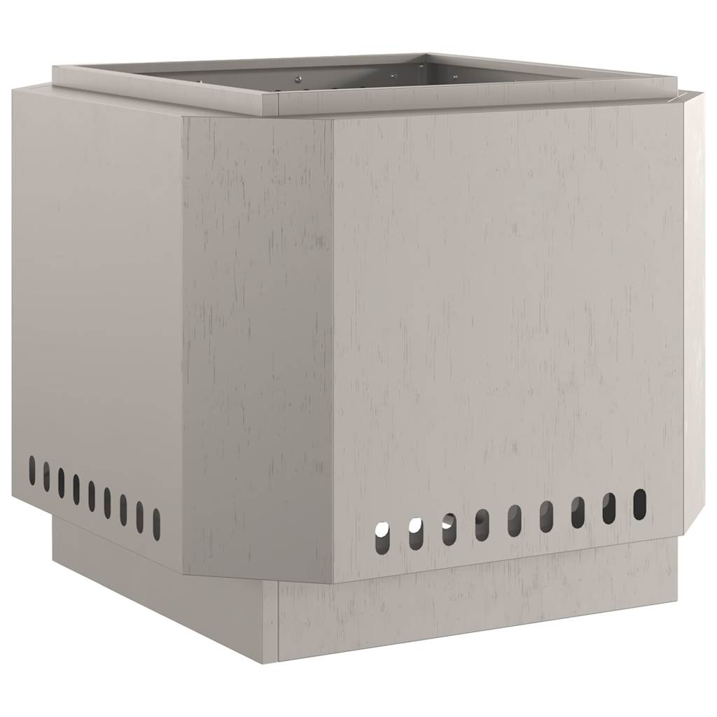 Smokeless Fire Pit Brown 58 x 58 x 51 cm Steel