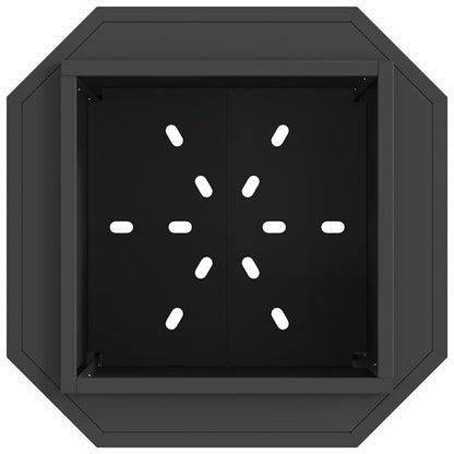 Smokeless Fire Pit Black 48 x 48 x 51 cm Steel