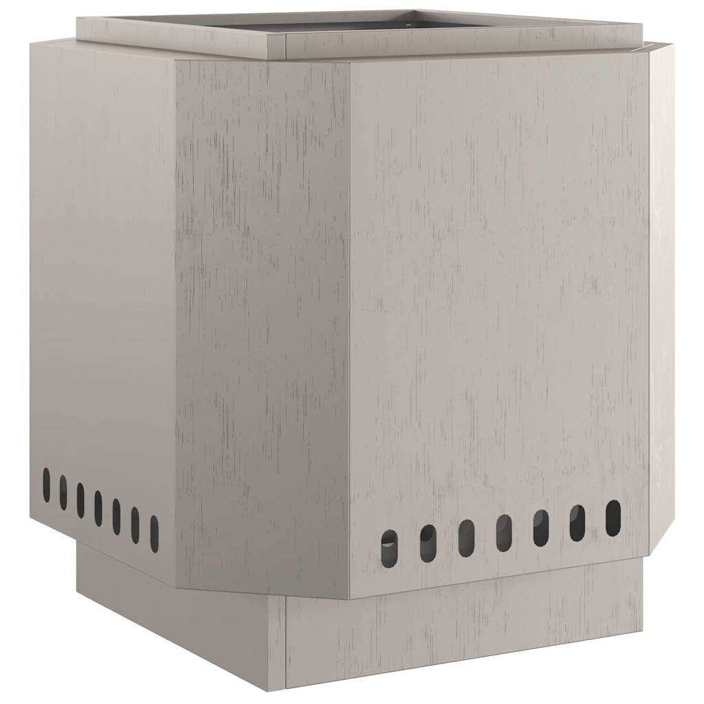 Smokeless Fire Pit Brown 48 x 48 x 51 cm Steel