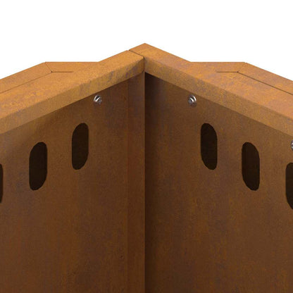 Smokeless Fire Pit Brown 38 x 38 x 51 cm Steel