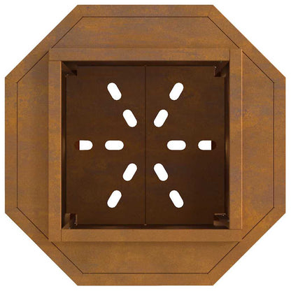 Smokeless Fire Pit Brown 38 x 38 x 51 cm Steel