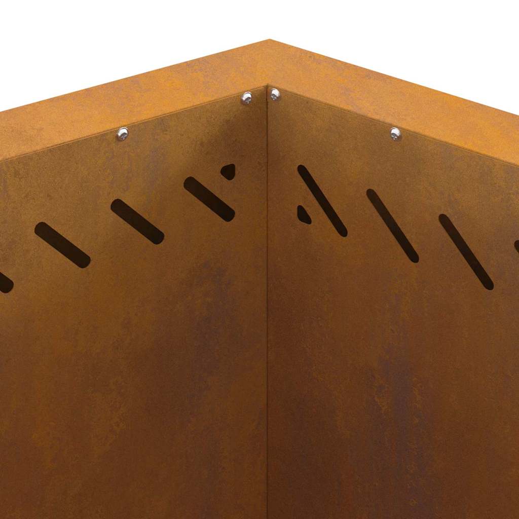 Smokeless Fire Pit Brown 58 x 58 x 51 cm Steel
