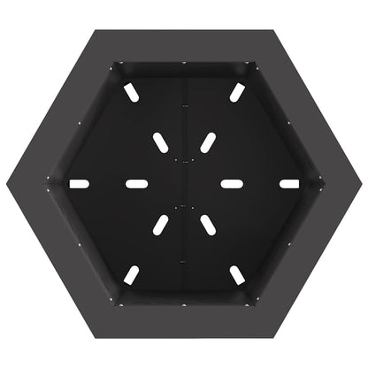 Smokeless Fire Pit Black 48 x 48 x 51 cm Steel
