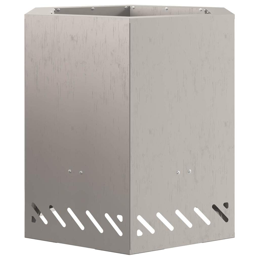 Smokeless Fire Pit Brown 48 x 48 x 51 cm Steel