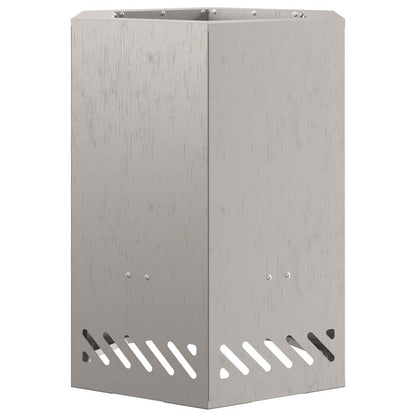 Smokeless Fire Pit Brown 38 x 38 x 51 cm Weathering Steel