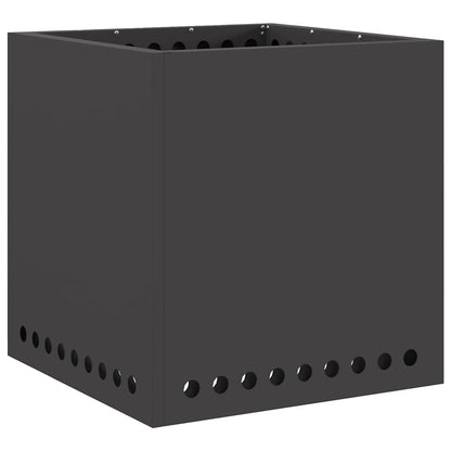 Smokeless Fire Pit Black 48 x 48 x 50 cm Steel