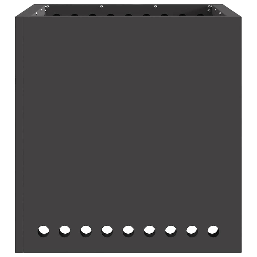 Smokeless Fire Pit Black 48 x 48 x 50 cm Steel