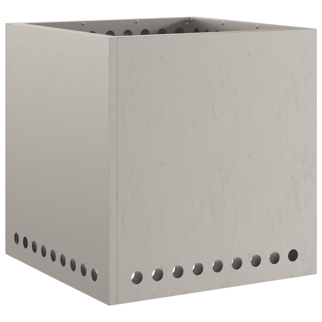 Smokeless Fire Pit Brown 48 x 48 x 50 cm Weathering Steel