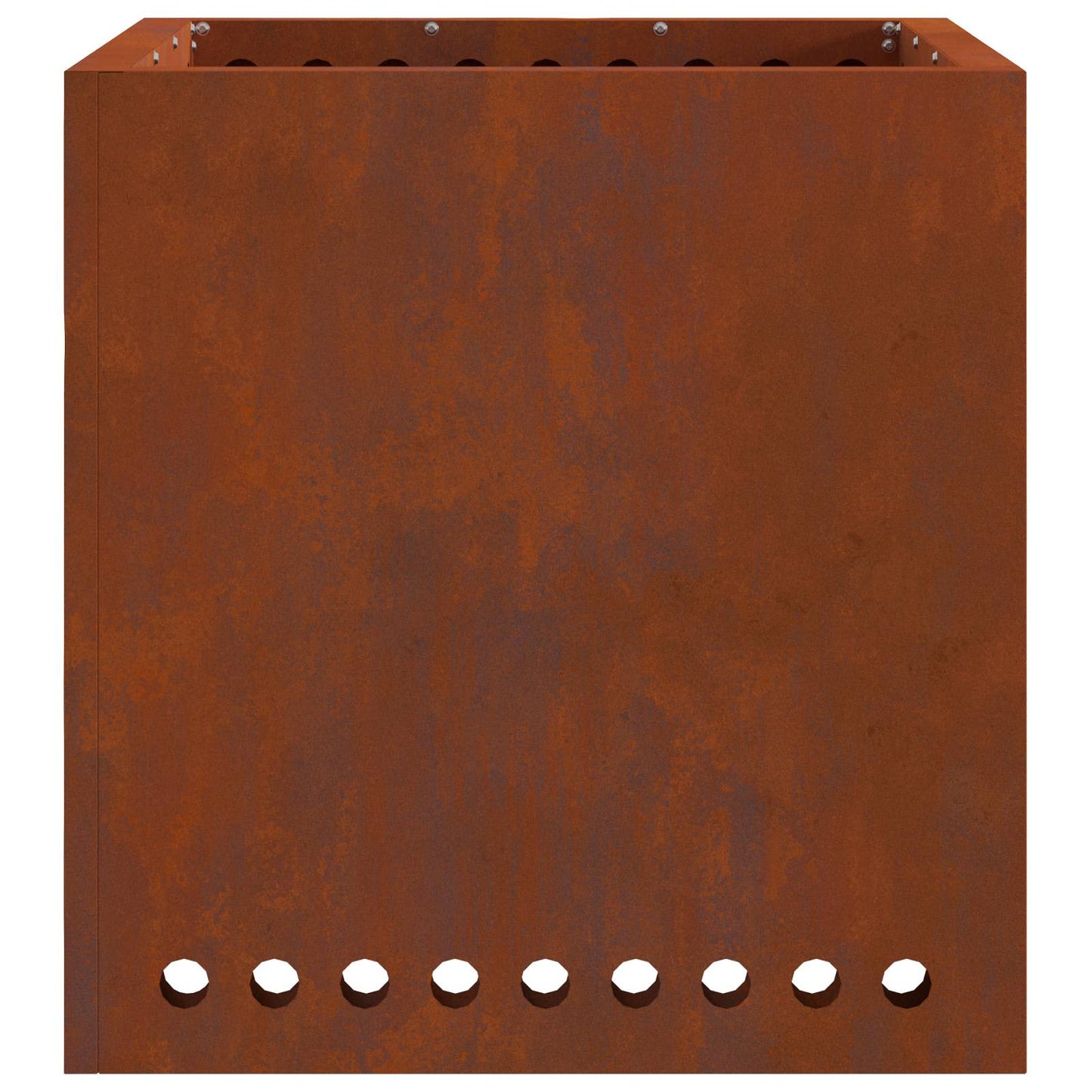 Smokeless Fire Pit Brown 48 x 48 x 50 cm Weathering Steel