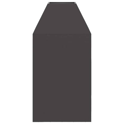 Fire Pit Black 50 x 50 x 100 cm Steel