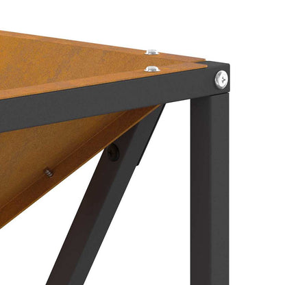 Fire Pit Brown 50 x 50 x 35 cm Steel