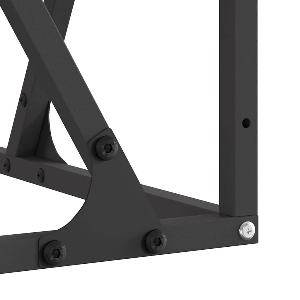 Fire Pit Brown 80 x 80 x 40 cm Steel