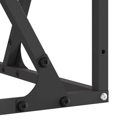 Fire Pit Brown 80 x 80 x 40 cm Steel