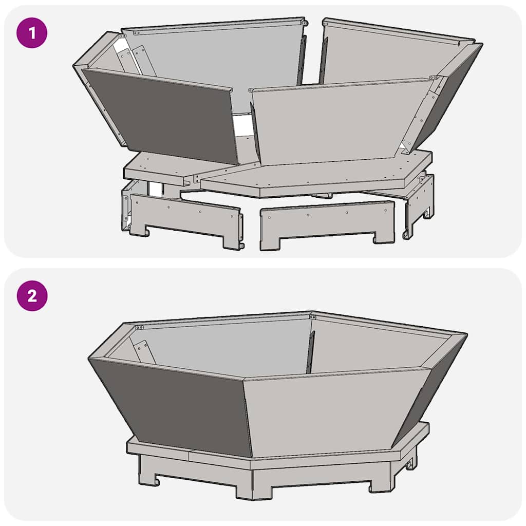 Fire Pit Black 75 x 75 x 28 cm Steel