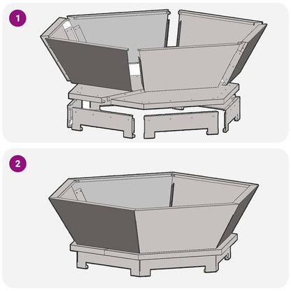 Fire Pit Black 75 x 75 x 28 cm Steel