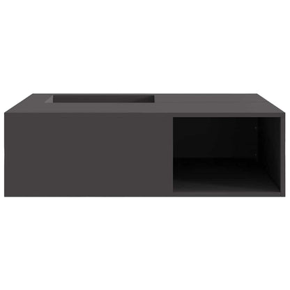 Fire Pit Black 100 x 100 x 30 cm Steel