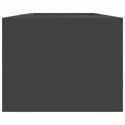 Fire Pit Black 160 x 45 x 35 cm Steel