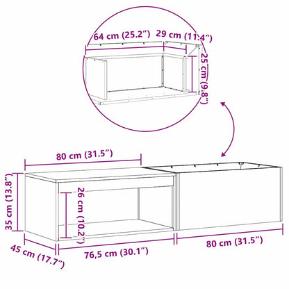 Fire Pit Black 160 x 45 x 35 cm Steel