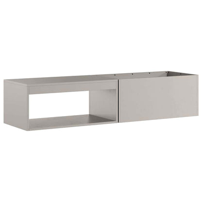 Fire Pit Brown 160 x 45 x 35 cm Steel