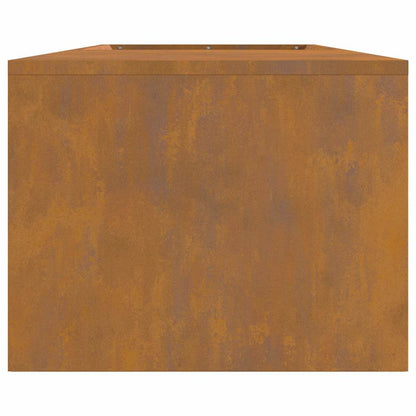 Fire Pit Brown 160 x 45 x 35 cm Steel