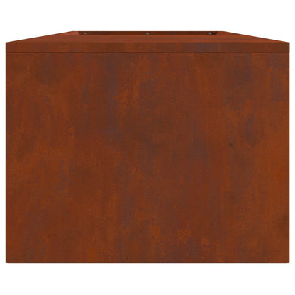 Fire Pit Brown 160 x 45 x 35 cm Steel