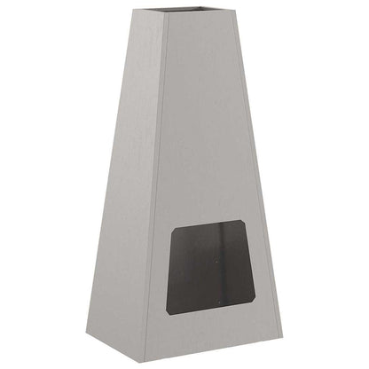 Fire Pit Brown 50 x 35 x 100 cm Weathering steel