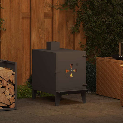 Camping Stove Black 35 x 50 x 60 cm Cold-rolled Steel