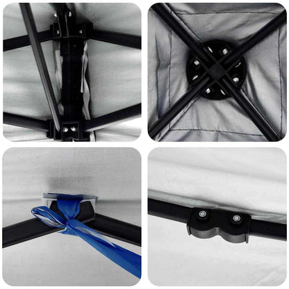 Canopy Tent Manual Blue 194 x 194 x 251 cm Fabric