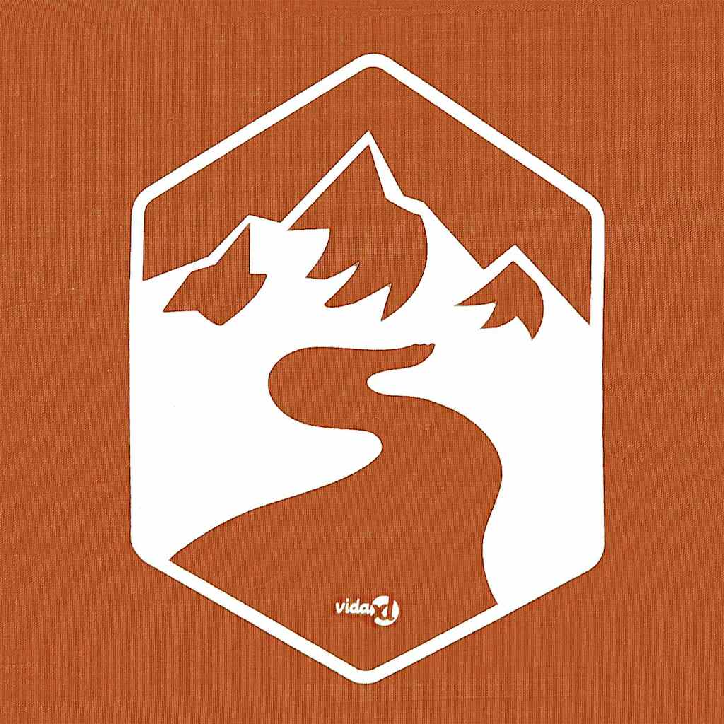 Canopy Tent Manual Orange 243 x 243 x 251 cm Fabric