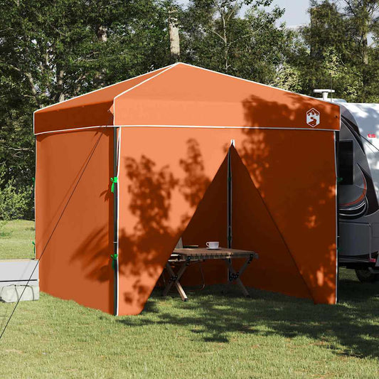 Canopy Tent 243 x 243 x 251 cm Orange Fabric