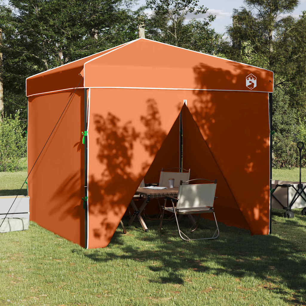 Canopy Tent Manual Orange 243 x 243 x 251 cm Fabric
