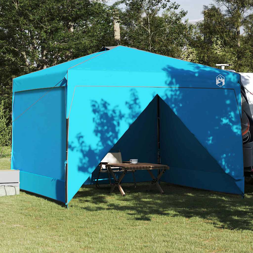 Canopy Tent Manual Blue 290 x 290 x 251 cm Fabric