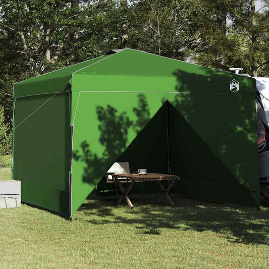 Canopy Tent 290 x 290 x 251 cm Green Fabric