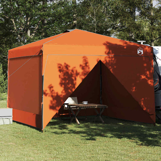 Canopy Tent 290 x 290 x 251 cm Orange Fabric
