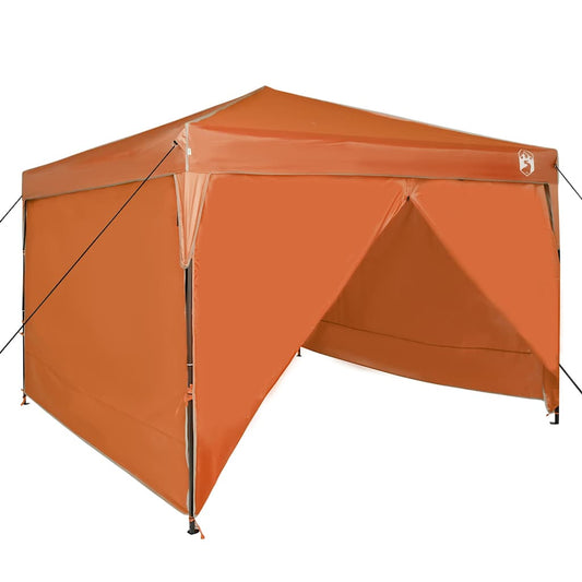 Canopy Tent 290 x 290 x 251 cm Orange Fabric