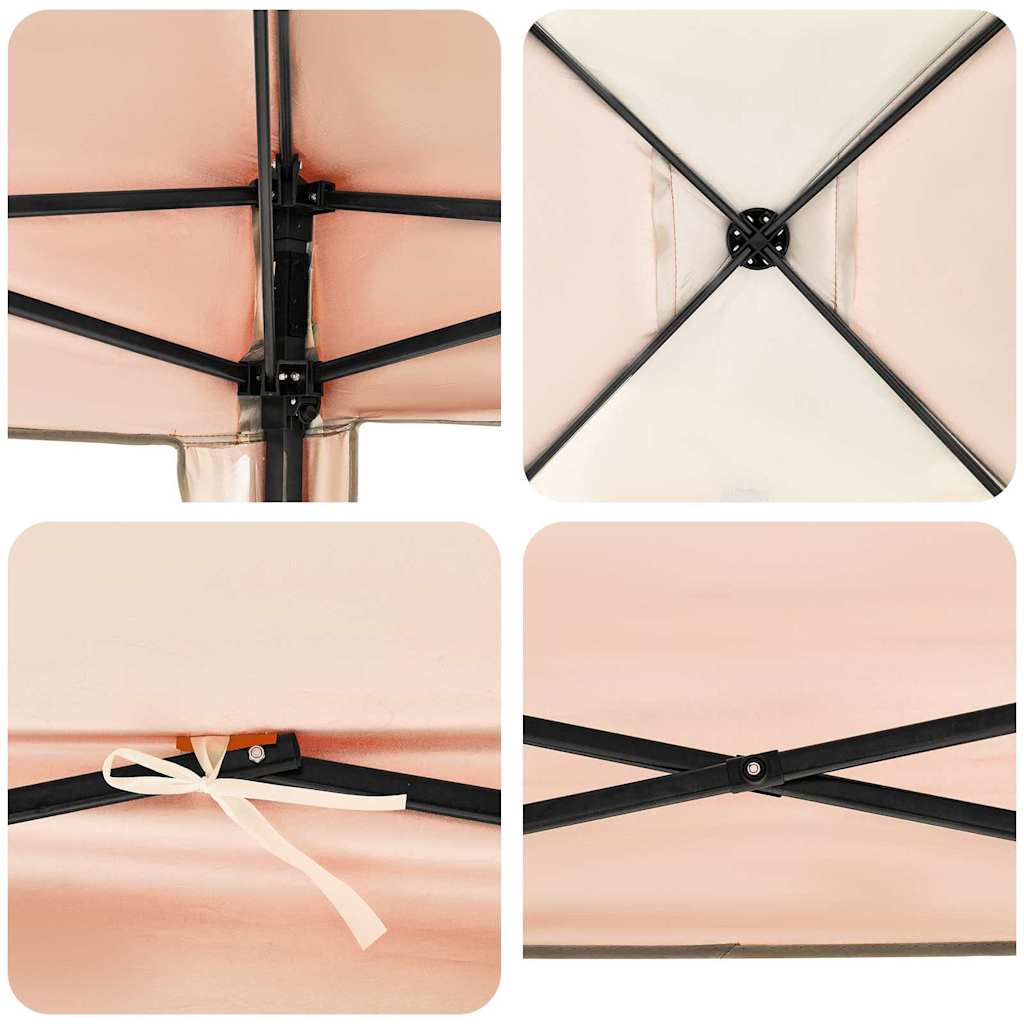 Canopy Tent Manual Orange 290 x 290 x 251 cm Fabric