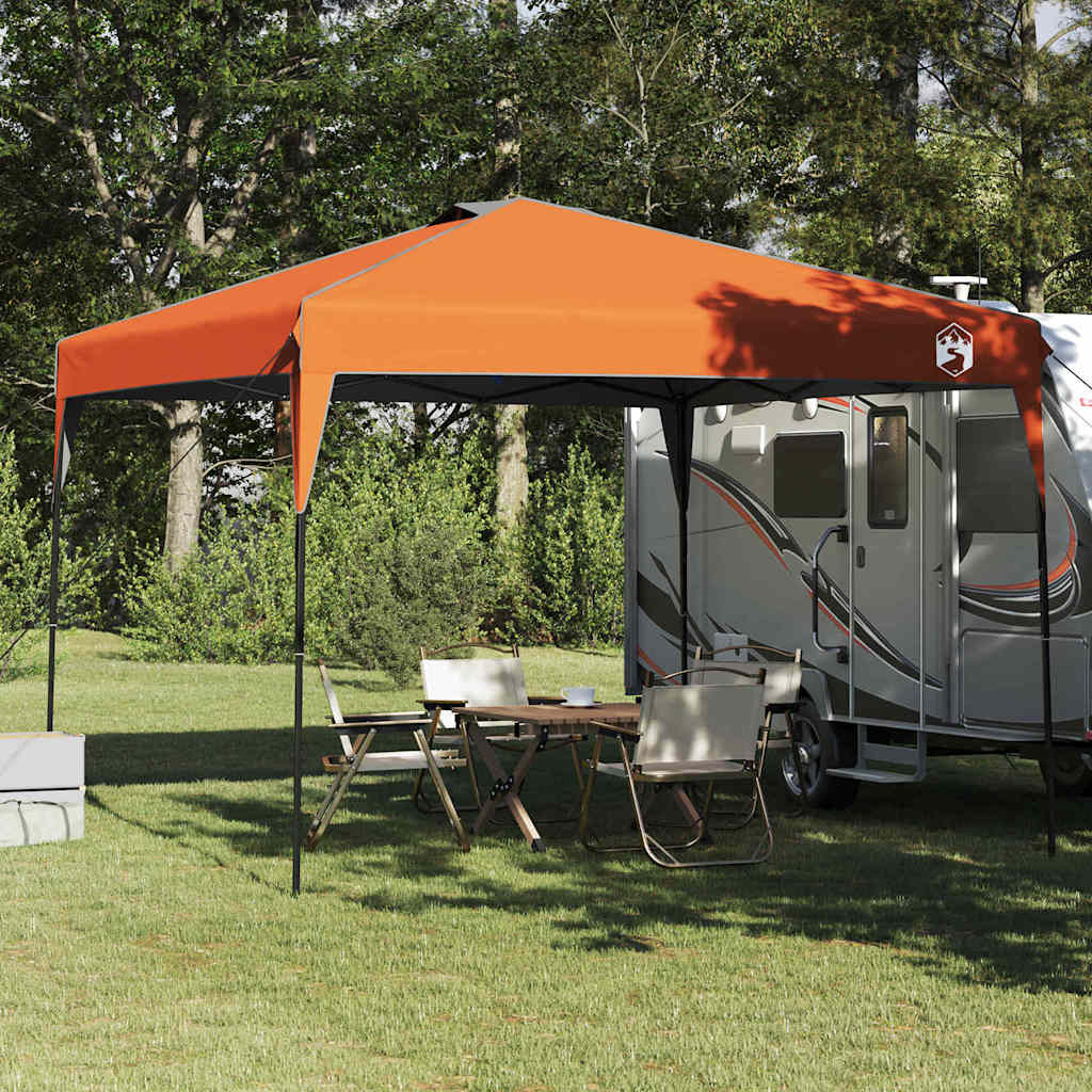 Canopy Tent Manual Orange 290 x 290 x 251 cm Fabric