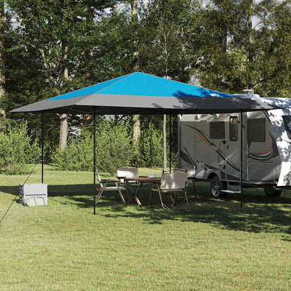Canopy Tent Manual Blue 395 x 395 x 251 cm Fabric