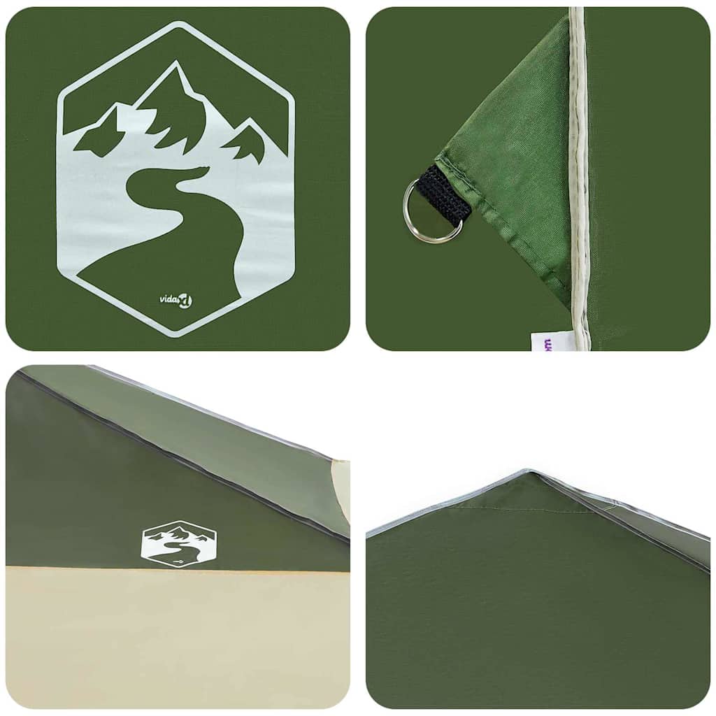 Canopy Tent Manual Green 395 x 395 x 251 cm Fabric