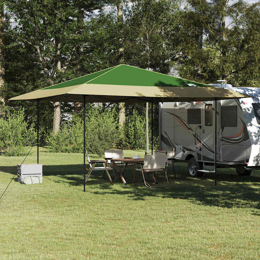 Canopy Tent 395 x 395 x 251 cm Green Fabric