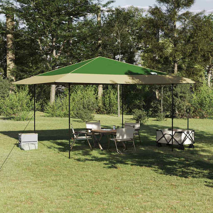 Canopy Tent Manual Green 395 x 395 x 251 cm Fabric