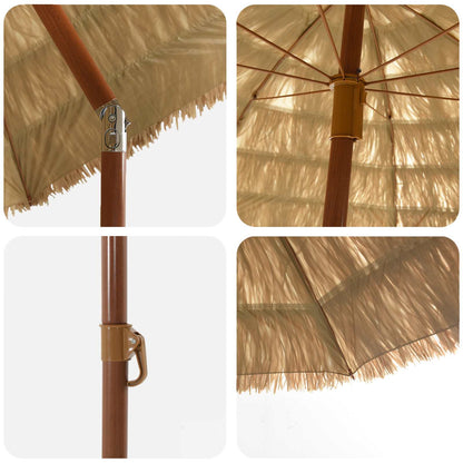 Garden Parasol Natural 255 x 255 x 255 cm