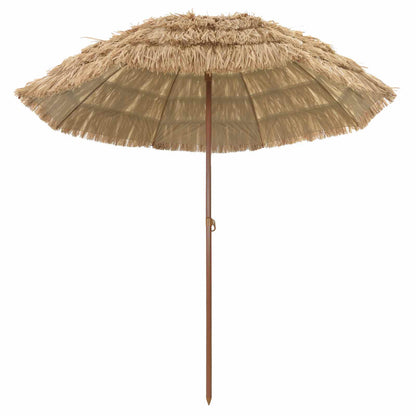 Beach Parasol Natural 205 x 205 x 210 cm Polyester and Steel